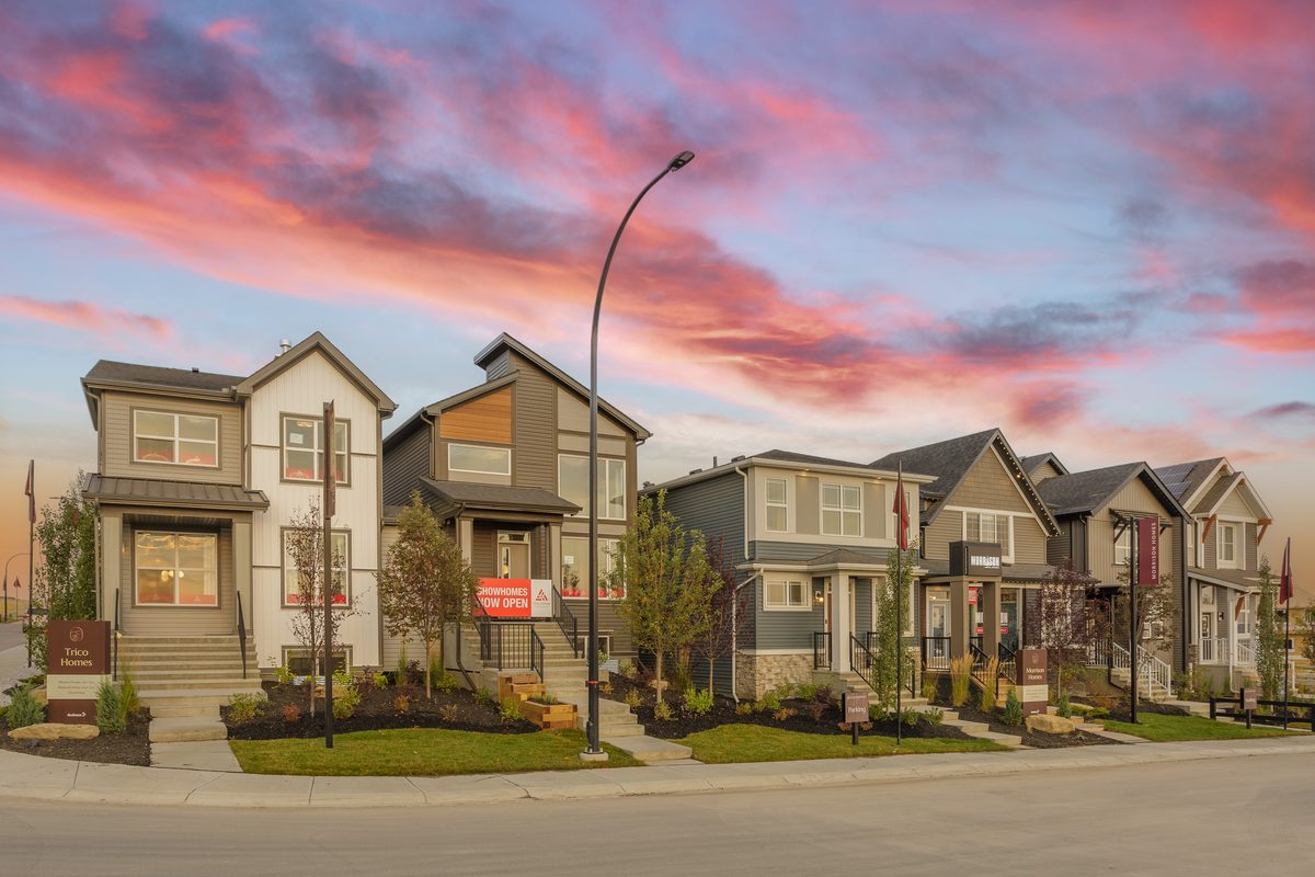 Street in Glacier Ridge, Calgary